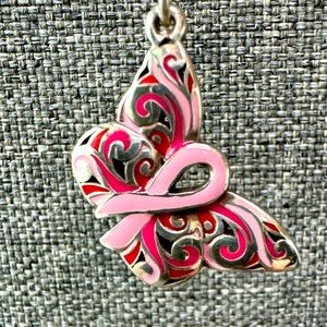 Brighton Butterfly Breast Cancer Awareness Bracelet